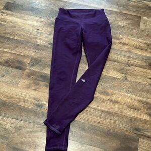 ALO Yoga Plum Purple High-Rise Leggings